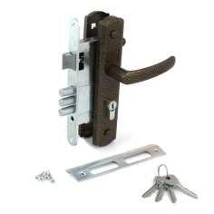 Замок врезной Avers ЗВ4-1-8 (бронза) с подпружиненными ручками