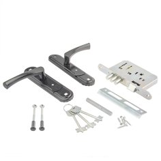 Замок врезной Омега-ЗВ9.1-01(ЗВ9) (черный)