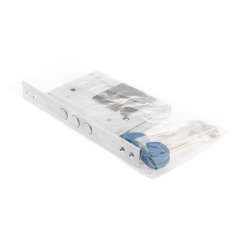 Замок врезной сувальдный KALE KILIT 257L-BS60-CP-L4KEY-(w/o SP, w/o Ros)-PB (75ММ) 257L0000040