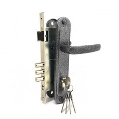 Замок врезной Зенит-ЗВ4-85.3-02 (серебро)