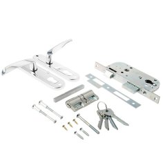 Замок врезной Абсолют ЗВ4-70/07 (Хром-лак)