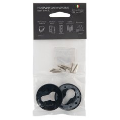 Накладки цилиндровые Code Deco Slim DP-C-40-BLM