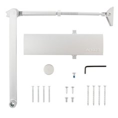 Доводчик дверной Apecs DC-40.5/1250/125-F-DA-BC-A4-SL