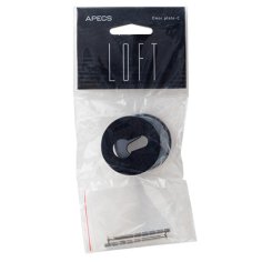 Накладки цилиндровые Apecs LOFT DP-C-55-INOX-BLM