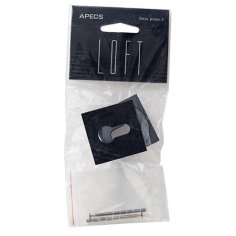 Накладки цилиндровые Apecs LOFT DP-C-77-INOX-BLM