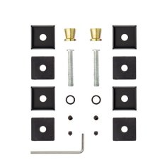 Ручки-скобы Avers Square HC-0920-40*20/800-INOX/201-BLM