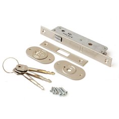 Замок врезной KALE KILIT 201F-BS20-NI-3KEY-(SP, Ros)-STB 201F0000031 (201F0000001)