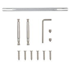 Ручки дверные Apecs H-1482-A-CR (Spindle 140) (B2B)