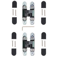 Петля врезная скрытой установки Apecs 115*23-3D-Z-BLM (R11,5)