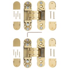 Петля врезная скрытой установки Apecs 110*30-3D-Z-GMS (R15)