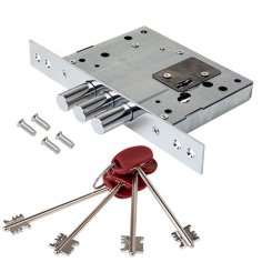 Замок врезной сувальдный T-57/S7-CR (w/o BP, w/o DP, 4 keys, shank 75mm) (B2B)