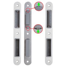 Замок врезной Apecs 8300-M-INOX