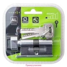 Цилиндровый механизм Vanger VM-60-C-CR (блистер)
