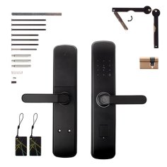 Замок электронный Apecs Smart SL-252-60.85/8001-BLM (TTLock, WiFi, FP)