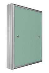 Люк ревизионный D Ceramo 300х400 скрыт.монтаж съемный алюминий EVECS