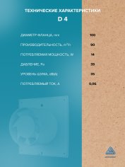 Вентилятор накладной D D100 AURAMAX