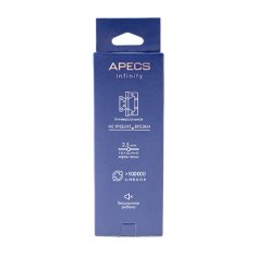 Петля накладная Apecs Infinity 100*79*2.5-PS2-Steel-W