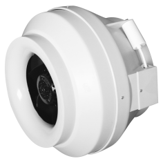 Вентилятор центробежный канальный приточно-вытяжной пластиковый СYCLONE-EBM 100