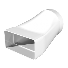 Соединитель плоского канала с круглым 511СП10КП