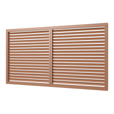 Решетка вентиляционная профиль ПВХ П60120 Р (виш.)