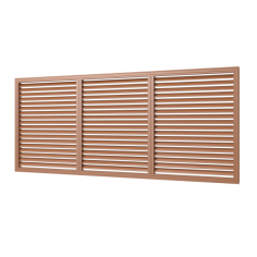 Решетка вентиляционная профиль ПВХ П60150 Р (виш.)