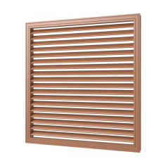 Решетка вентиляционная профиль ПВХ П6060 Р (виш.)