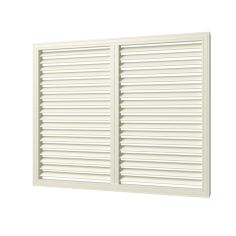 Решетка вентиляционная профиль ПВХ П6090 Р (слон)