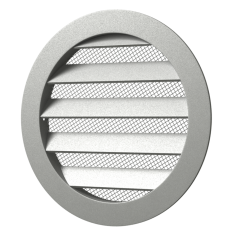 Решетка наклонная круглая с фланцем 16РКМ