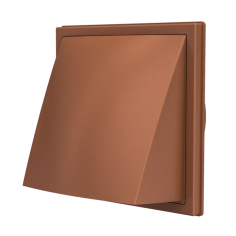 Стеной выход вентиляц. вытяж. с обр. клап1515К10ФВ терракот.