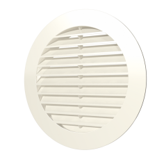 Решетка наружная круглая с фланцем 10РКН lvory