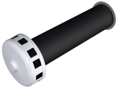 12,5SAV100-03, Клапан приточный D125, L=1,0 м, утеплитель из вспененного полиэтилена