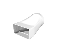 Соединитель плоского канала с круглым 620СП16КП