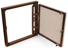 Люк под плитку на петле D3040 ceramo steel