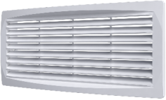 3013,5ДП, Решетка вентиляционная дверная 300х135, бел