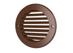 Решетка наружная круглая с фланцем 10РКН терр