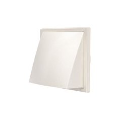 Стеной выход вентиляц. вытяж. с обр. клап1515К10ФВ Ivory