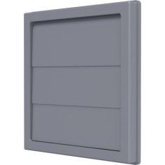 Решетка  вытяжная с жалюзи 1515К10Ф сер.