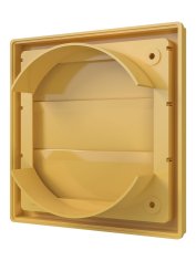 Решетка  вытяжная с жалюзи 1515К12,5Ф  беж