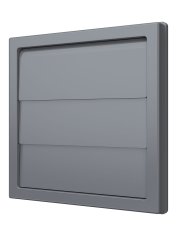 Решетка  вытяжная с жалюзи 1515К12,5Ф  сер