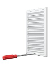 Решетка вентиляционная 2015RZN разъемная сетка 200*150