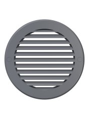 Решетка наружная круглая с фланцем 12РКН сер