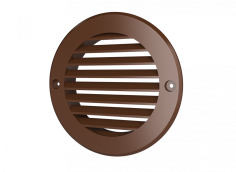 Решетка наружная круглая с фланцем 12РКН терр
