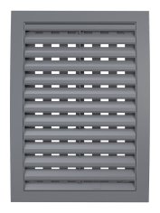 Решетка наружная регулируемая 1825РРПН сер