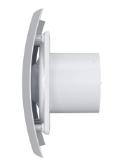 BREEZE 4C Gray metal, Вентилятор осевой вытяжной с обратным клапаном D 100, декоративный