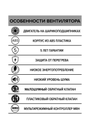 BREEZE 4C MRH,Вентилятор осевой вытяж.мультиопционный, контроллер Fusion Logic 1.1, обр.клапан D100