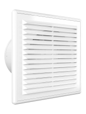 C 4S C, Вентилятор осевой вытяжной c антимоскитной сеткой, обратным клапаном D 100