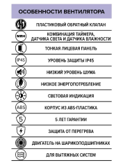 Вентилятор накладной осевой SLIM 5C MRH