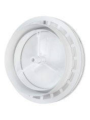 Анемостат приточно-вытяжной регулируемый с фланцем и стопорным кольцом 16DVLR