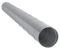 Воздуховод круглый, серия DG, L2000, D100, оцинкованная сталь, 0,5ц