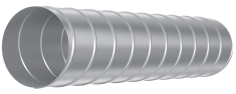 Воздуховод круглый, серия DG, L2000, D250, оцинкованная сталь, 0,5ц